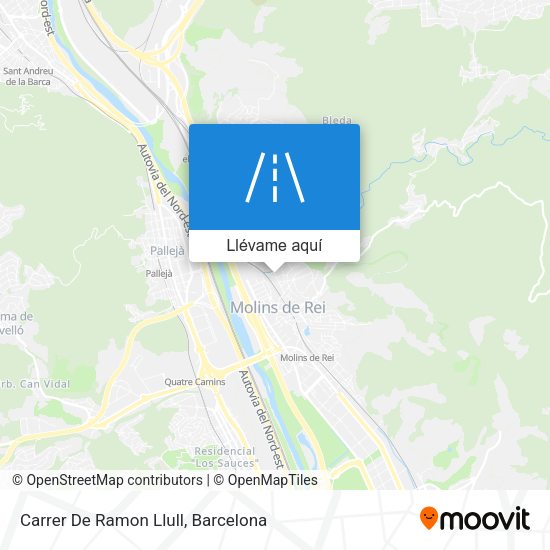 Mapa Carrer De Ramon Llull
