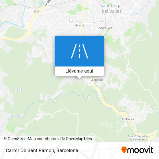 Mapa Carrer De Sant Ramon