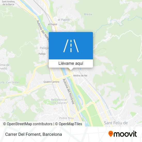 Mapa Carrer Del Foment