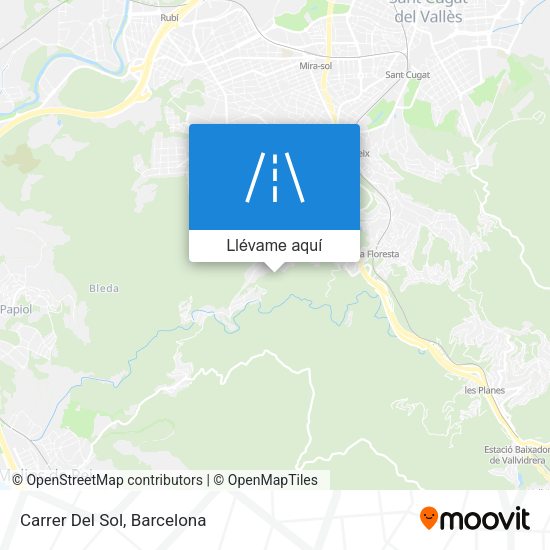Mapa Carrer Del Sol