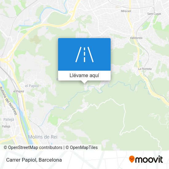 Mapa Carrer Papiol