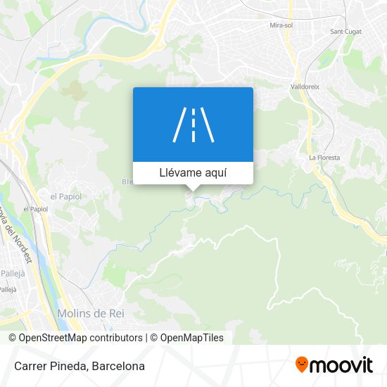 Mapa Carrer Pineda