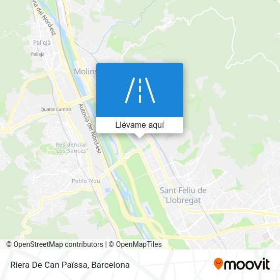 Mapa Riera De Can Païssa
