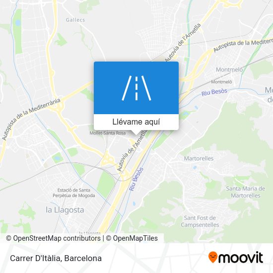 Mapa Carrer D'Itàlia