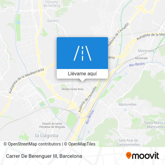 Mapa Carrer De Berenguer III