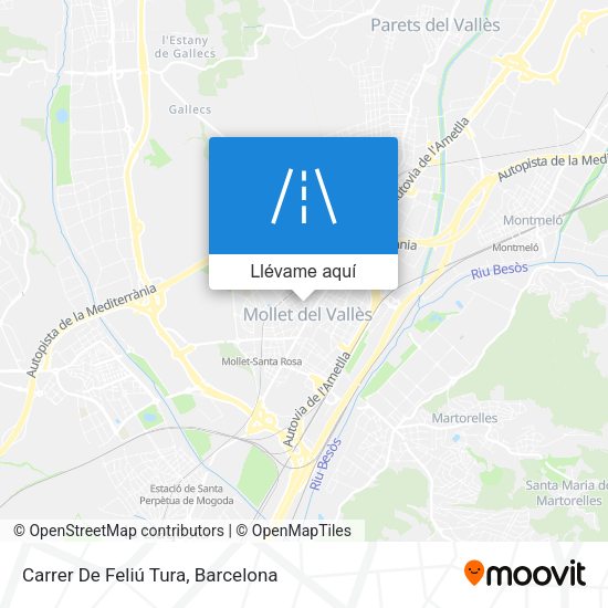 Mapa Carrer De Feliú Tura