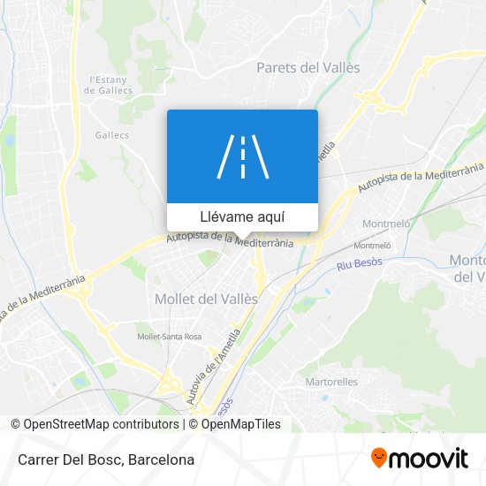 Mapa Carrer Del Bosc