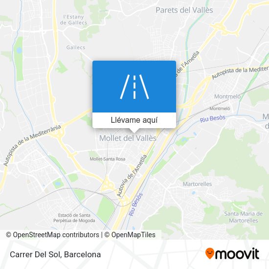 Mapa Carrer Del Sol