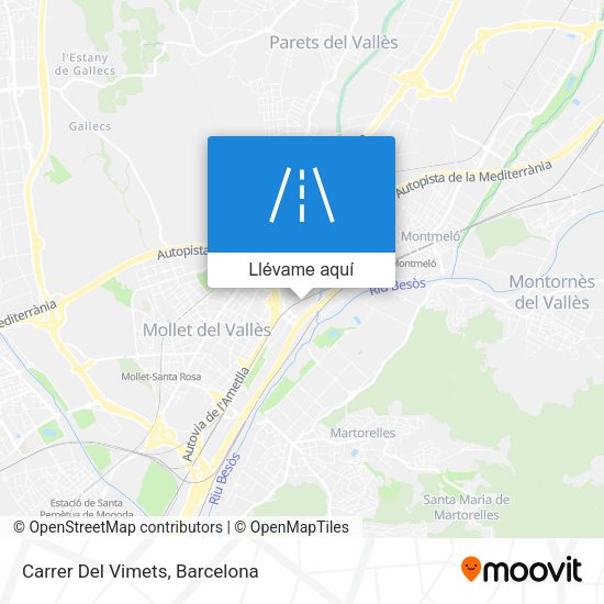 Mapa Carrer Del Vimets