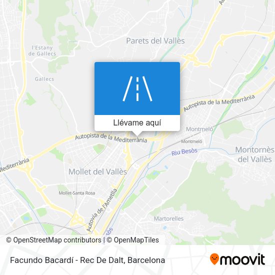 Mapa Facundo Bacardí - Rec De Dalt