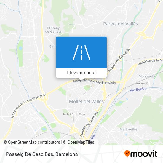 Mapa Passeig De Cesc Bas