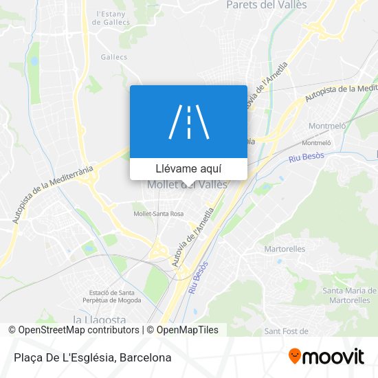 Mapa Plaça De L'Església