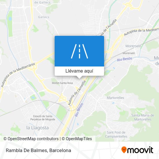 Mapa Rambla De Balmes