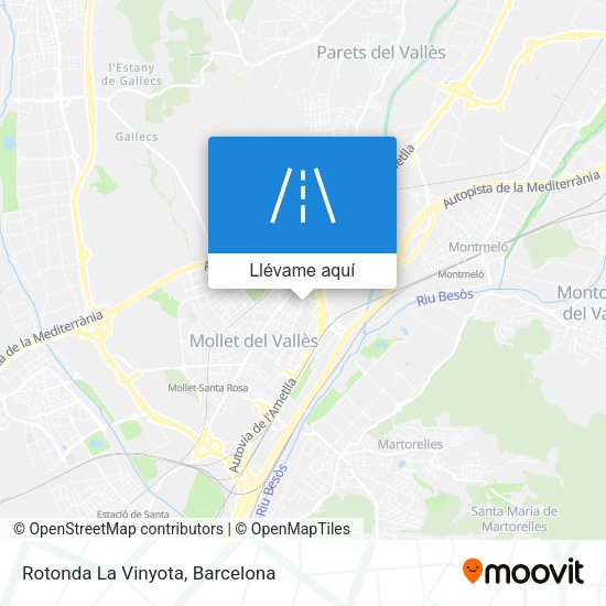 Mapa Rotonda La Vinyota