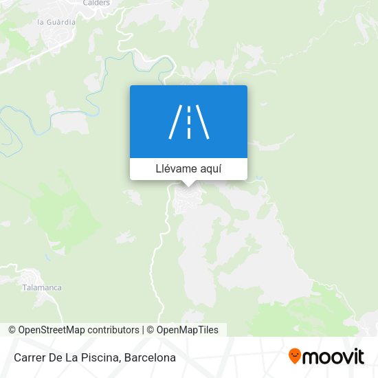 Mapa Carrer De La Piscina