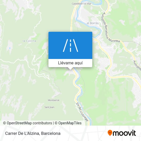 Mapa Carrer De L'Alzina