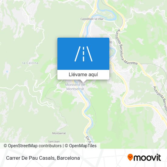 Mapa Carrer De Pau Casals