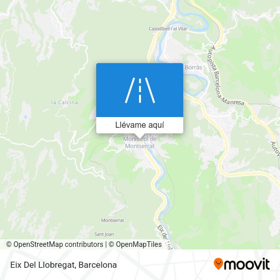 Mapa Eix Del Llobregat