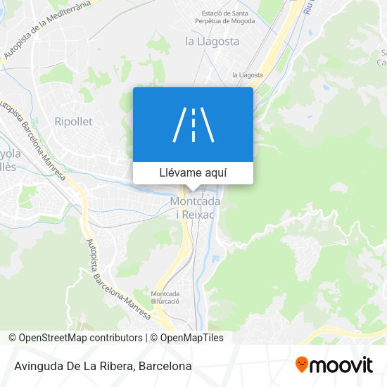 Mapa Avinguda De La Ribera
