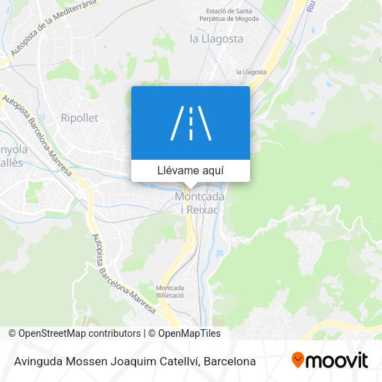 Mapa Avinguda Mossen Joaquim Catellví