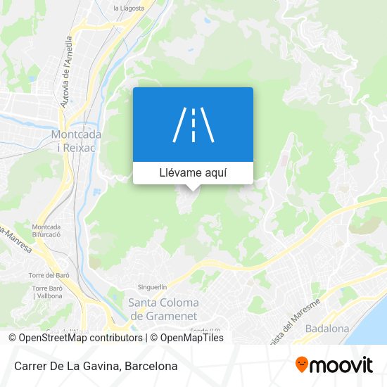Mapa Carrer De La Gavina