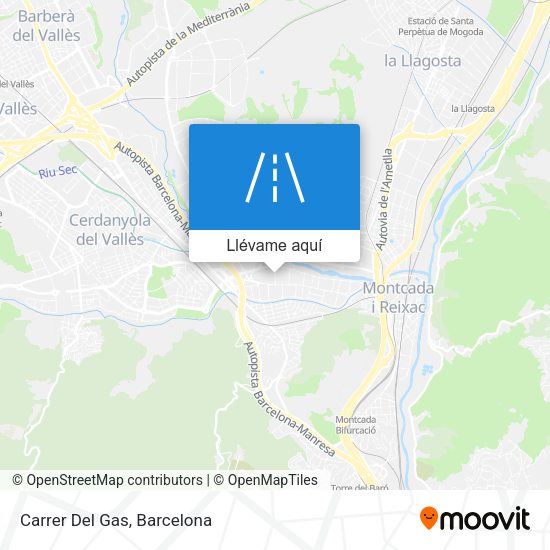 Mapa Carrer Del Gas