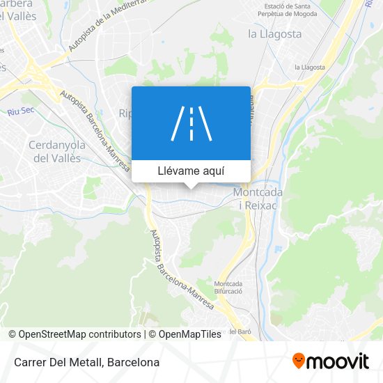 Mapa Carrer Del Metall