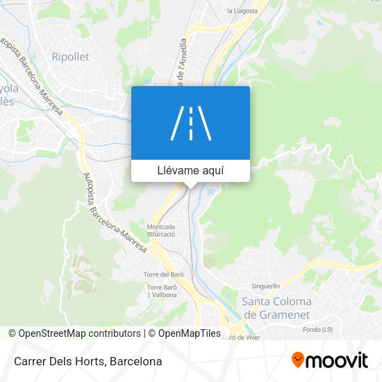 Mapa Carrer Dels Horts