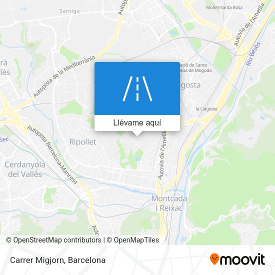 Mapa Carrer Migjorn