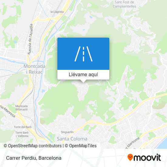 Mapa Carrer Perdiu