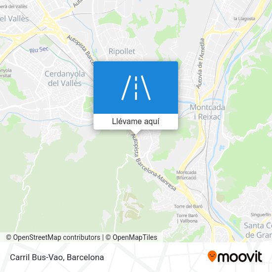 Mapa Carril Bus-Vao