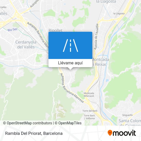 Mapa Rambla Del Priorat