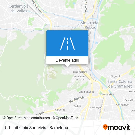 Mapa Urbanització Santelvira