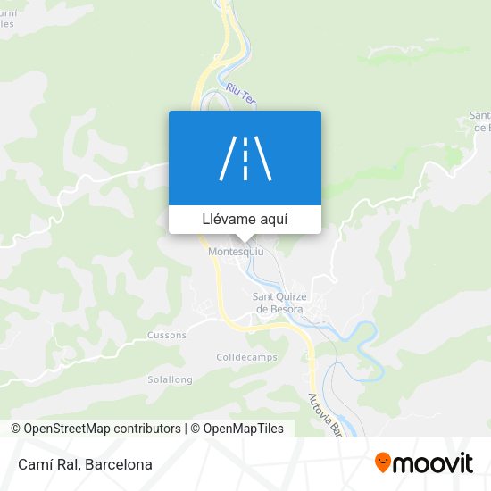 Mapa Camí Ral
