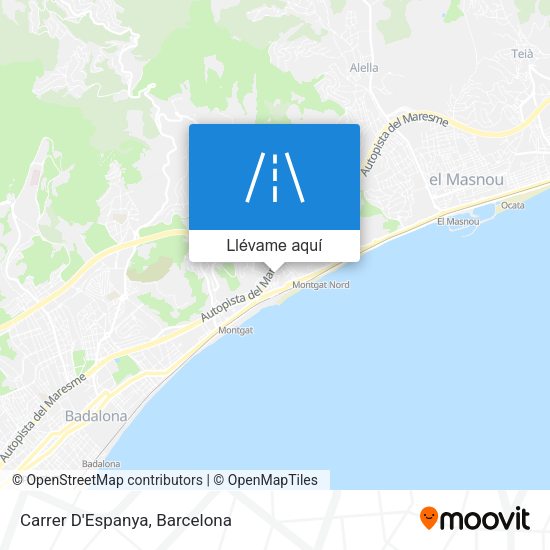 Mapa Carrer D'Espanya
