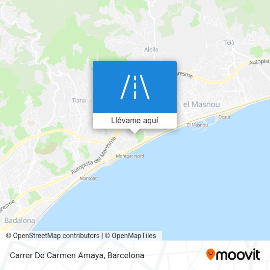 Mapa Carrer De Carmen Amaya