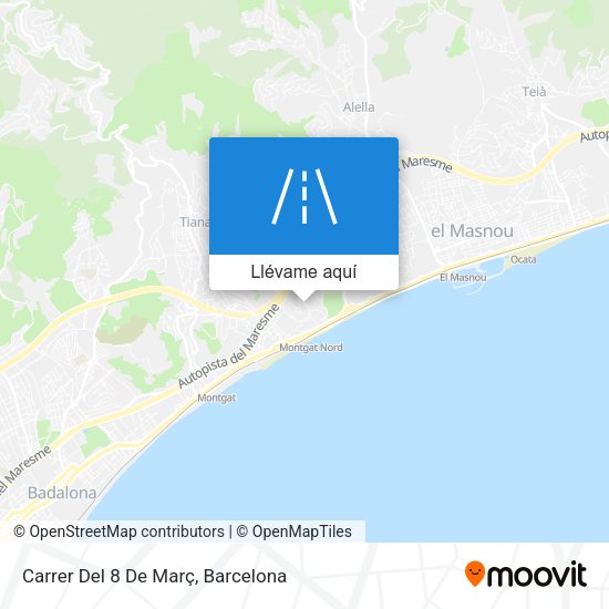 Mapa Carrer Del 8 De Març