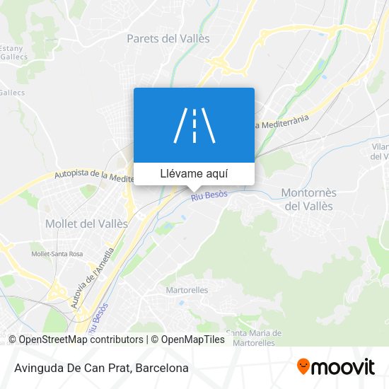 Mapa Avinguda De Can Prat