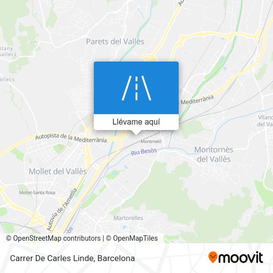 Mapa Carrer De Carles Linde