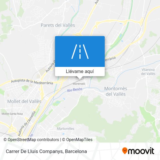 Mapa Carrer De Lluís Companys