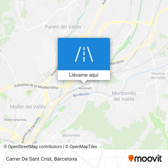 Mapa Carrer De Sant Crist