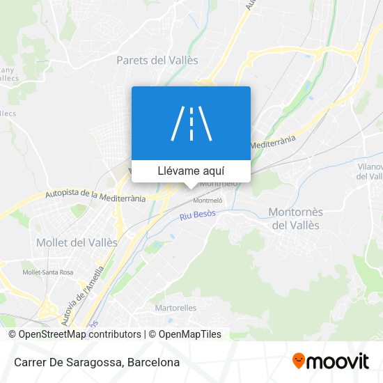 Mapa Carrer De Saragossa