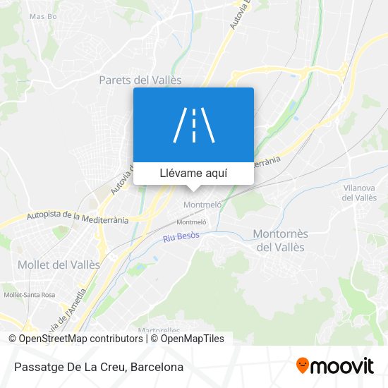 Mapa Passatge De La Creu