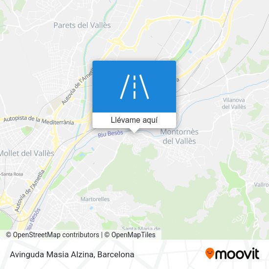 Mapa Avinguda Masia Alzina
