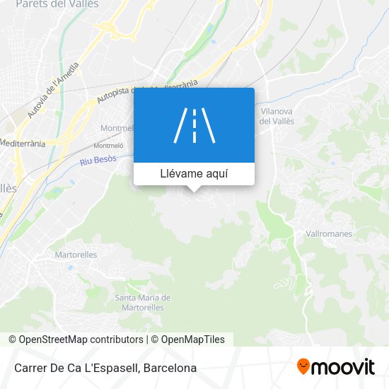 Mapa Carrer De Ca L'Espasell