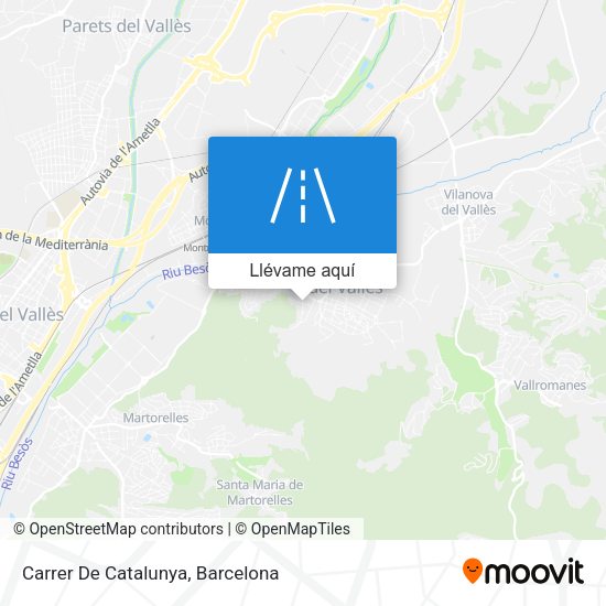 Mapa Carrer De Catalunya