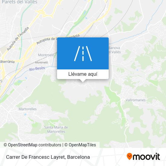 Mapa Carrer De Francesc Layret