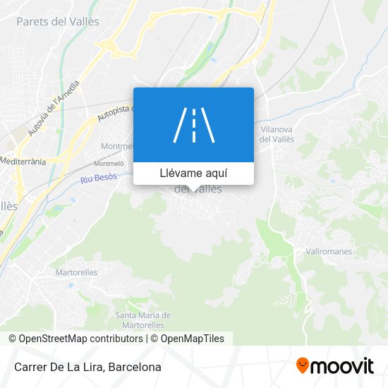 Mapa Carrer De La Lira