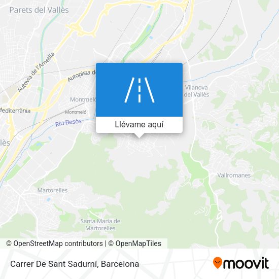 Mapa Carrer De Sant Sadurní