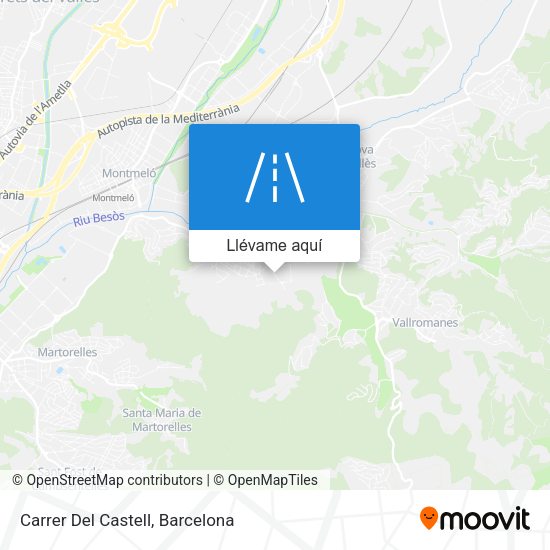 Mapa Carrer Del Castell